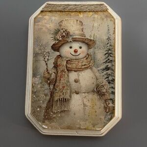 Vintage Snowman Wall Art